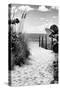 Boardwalk on the Beach - Miami - Florida-Philippe Hugonnard-Stretched Canvas