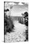 Boardwalk on the Beach - Miami - Florida-Philippe Hugonnard-Stretched Canvas