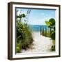 Boardwalk on the Beach - Miami - Florida-Philippe Hugonnard-Framed Photographic Print