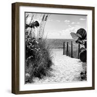 Boardwalk on the Beach - Miami - Florida-Philippe Hugonnard-Framed Photographic Print