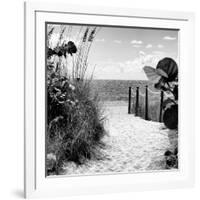 Boardwalk on the Beach - Miami - Florida-Philippe Hugonnard-Framed Photographic Print