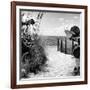 Boardwalk on the Beach - Miami - Florida-Philippe Hugonnard-Framed Photographic Print