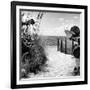 Boardwalk on the Beach - Miami - Florida-Philippe Hugonnard-Framed Photographic Print