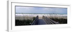 Boardwalk on the Beach, Nokomis, Sarasota County, Florida, USA-null-Framed Premium Photographic Print