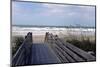 Boardwalk on the beach, Nokomis, Sarasota County, Florida, USA-null-Mounted Photographic Print