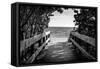 Boardwalk on the Beach-Philippe Hugonnard-Framed Stretched Canvas