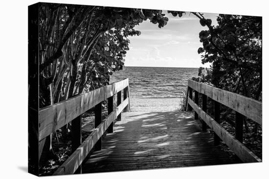 Boardwalk on the Beach-Philippe Hugonnard-Stretched Canvas