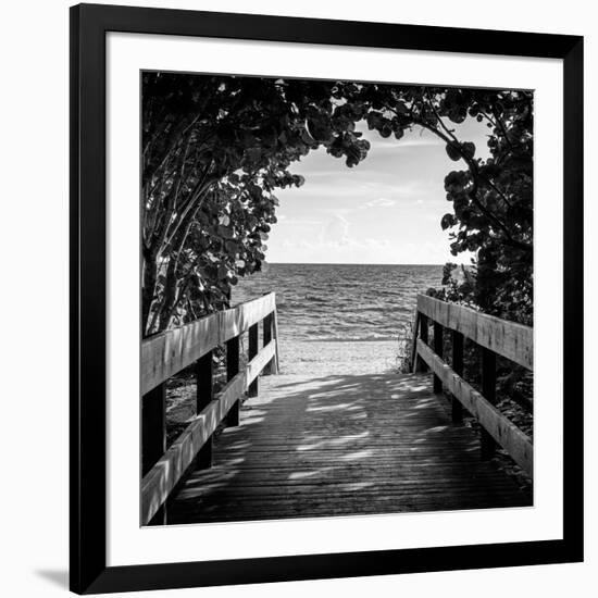 Boardwalk on the Beach-Philippe Hugonnard-Framed Photographic Print