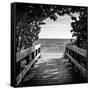 Boardwalk on the Beach-Philippe Hugonnard-Framed Stretched Canvas