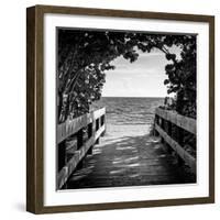 Boardwalk on the Beach-Philippe Hugonnard-Framed Photographic Print