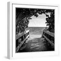 Boardwalk on the Beach-Philippe Hugonnard-Framed Photographic Print