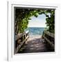 Boardwalk on the Beach-Philippe Hugonnard-Framed Photographic Print