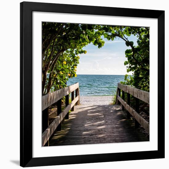 Boardwalk on the Beach-Philippe Hugonnard-Framed Photographic Print