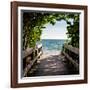 Boardwalk on the Beach-Philippe Hugonnard-Framed Photographic Print