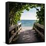 Boardwalk on the Beach-Philippe Hugonnard-Framed Stretched Canvas