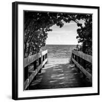 Boardwalk on the Beach-Philippe Hugonnard-Framed Giclee Print