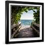 Boardwalk on the Beach-Philippe Hugonnard-Framed Giclee Print