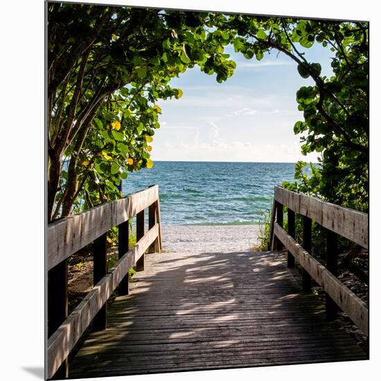 Boardwalk on the Beach-Philippe Hugonnard-Mounted Giclee Print