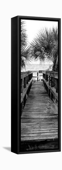 Boardwalk on the Sea-Philippe Hugonnard-Framed Stretched Canvas