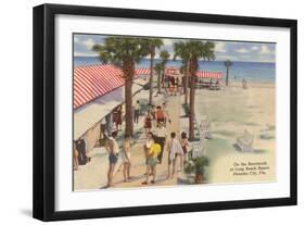 Boardwalk, Panama City, Florida-null-Framed Art Print