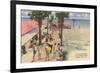 Boardwalk, Panama City, Florida-null-Framed Premium Giclee Print