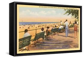 Boardwalk, Rochester, New York-null-Framed Stretched Canvas