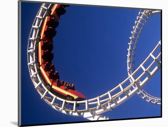 Boardwalk Roller Coaster, Ocean City, Maryland, USA-Bill Bachmann-Mounted Photographic Print