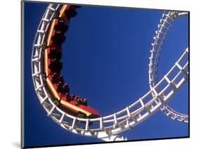 Boardwalk Roller Coaster, Ocean City, Maryland, USA-Bill Bachmann-Mounted Photographic Print