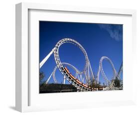 Boardwalk Roller Coaster, Ocean City, Maryland, USA-Bill Bachmann-Framed Photographic Print