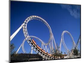 Boardwalk Roller Coaster, Ocean City, Maryland, USA-Bill Bachmann-Mounted Photographic Print