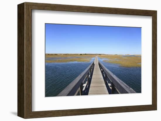 Boardwalk, Salt Marsh, Sandwich, Cape Cod, Massachusetts, New England, Usa-Wendy Connett-Framed Photographic Print