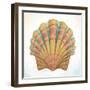 Boardwalk Scallop-Elyse DeNeige-Framed Art Print