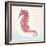 Boardwalk Seahorse-Elyse DeNeige-Framed Art Print