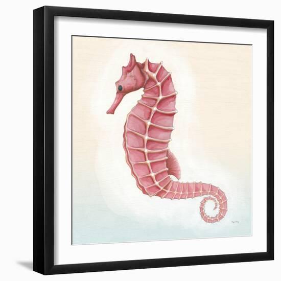 Boardwalk Seahorse-Elyse DeNeige-Framed Art Print