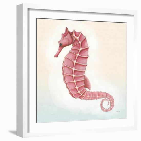 Boardwalk Seahorse-Elyse DeNeige-Framed Art Print