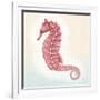 Boardwalk Seahorse-Elyse DeNeige-Framed Art Print