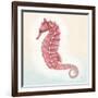 Boardwalk Seahorse-Elyse DeNeige-Framed Art Print