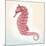 Boardwalk Seahorse-Elyse DeNeige-Mounted Art Print