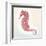 Boardwalk Seahorse-Elyse DeNeige-Framed Art Print