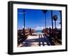 Boardwalk, South Beach, Miami, Florida, USA-Terry Eggers-Framed Premium Photographic Print