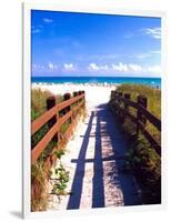 Boardwalk, South Beach, Miami, Florida, USA-Terry Eggers-Framed Photographic Print