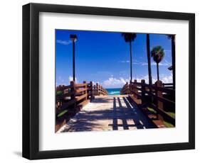 Boardwalk, South Beach, Miami, Florida, USA-Terry Eggers-Framed Photographic Print