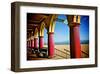 Boardwalk Stroll-Doug Nelson-Framed Art Print