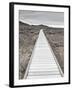 Boardwalk through the desert-David Madison-Framed Photographic Print