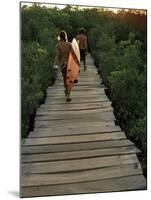 Boardwalk to Surf from Cabinas Las Olas, Avellanas Beach, Guanacaste State, Northwest, Costa Rica-Aaron McCoy-Mounted Photographic Print