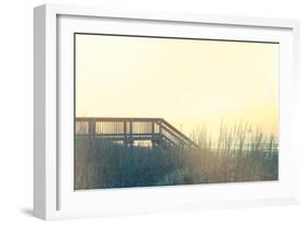 Boardwalk to the Beach-Sue Schlabach-Framed Art Print