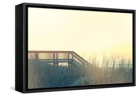 Boardwalk to the Beach-Sue Schlabach-Framed Stretched Canvas