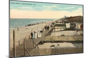 Boardwalk, Virginia Beach, Virginia-null-Mounted Art Print