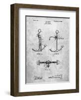 Boat Anchor Patent-Cole Borders-Framed Art Print