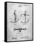Boat Anchor Patent-Cole Borders-Framed Stretched Canvas